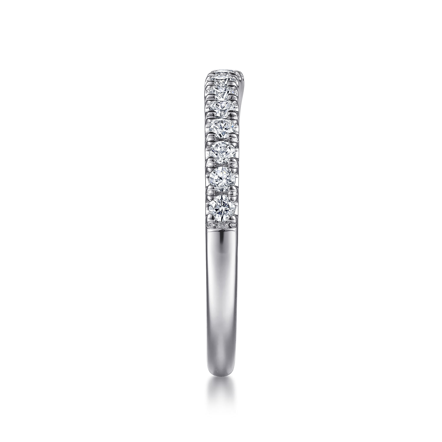 Matching Wedding Band in 14K White Gold, photograph 5