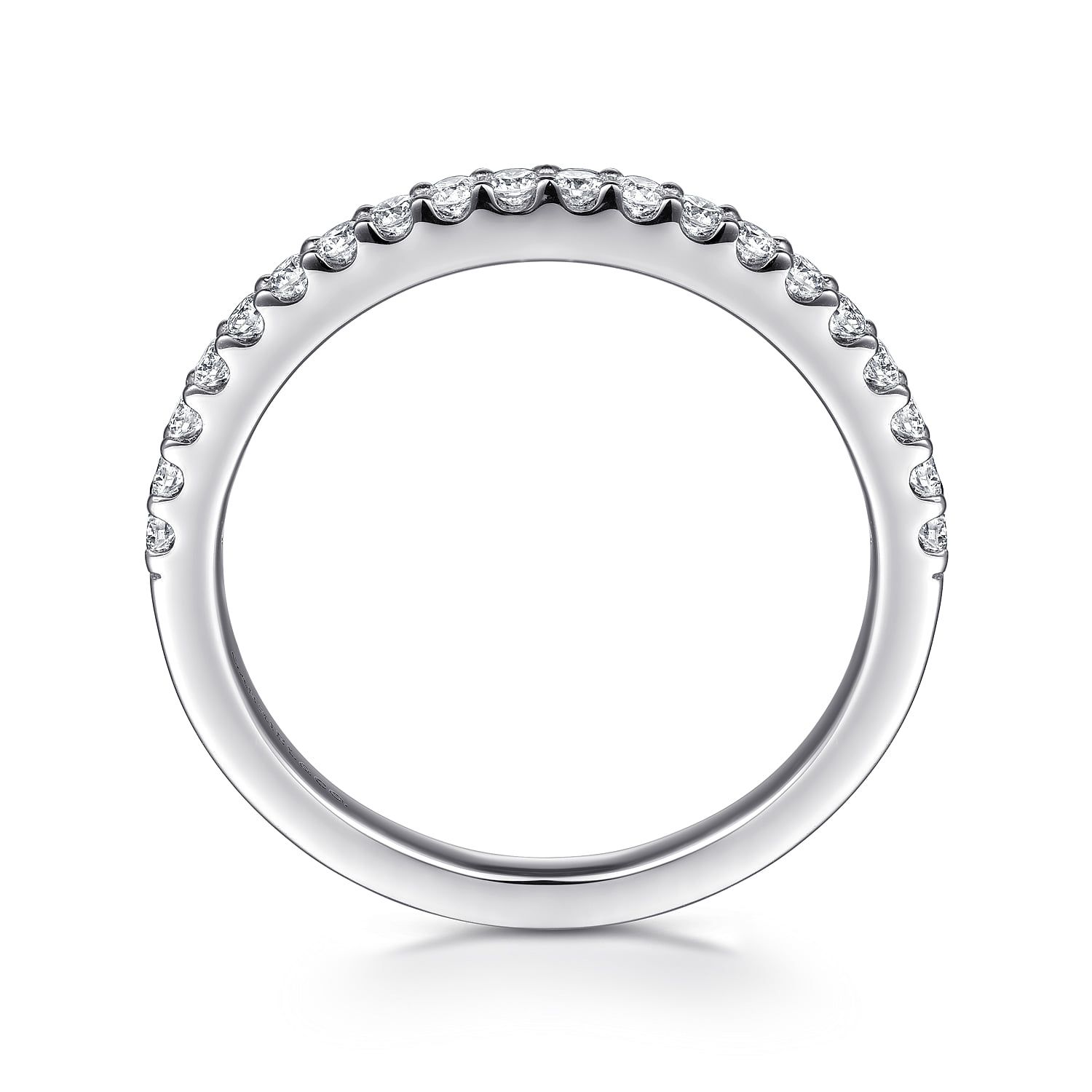 Matching Wedding Band in 14K White Gold, photograph 2