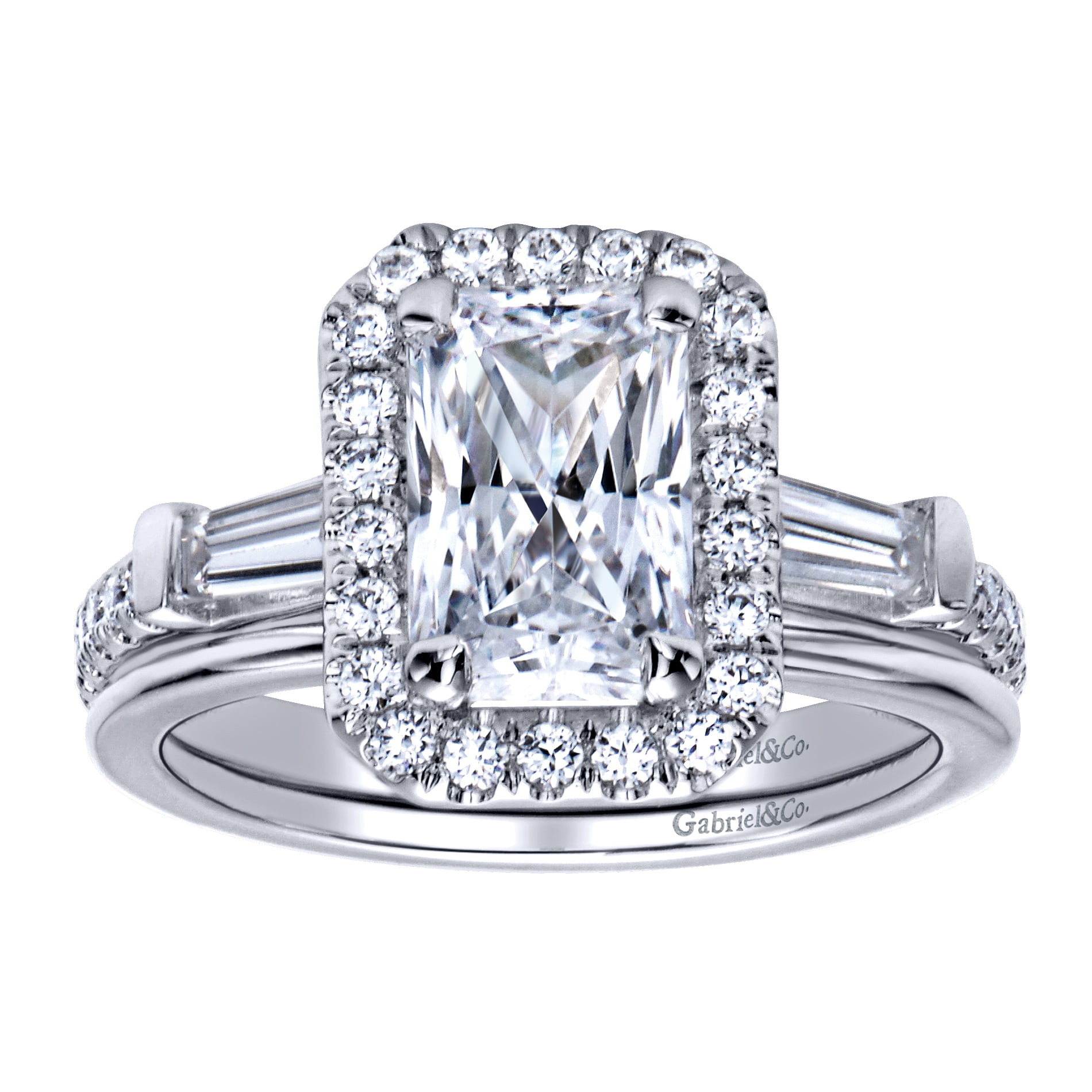 Matching Wedding Band in 14K White Gold, photograph 4
