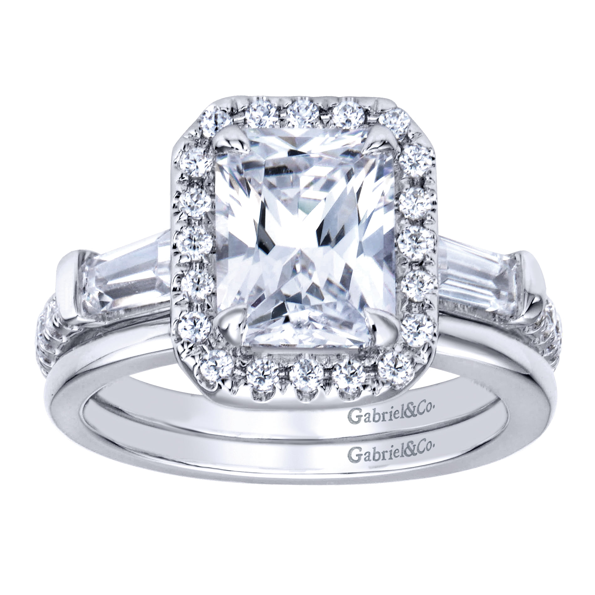 Matching Wedding Band in 14K White Gold, photograph 4