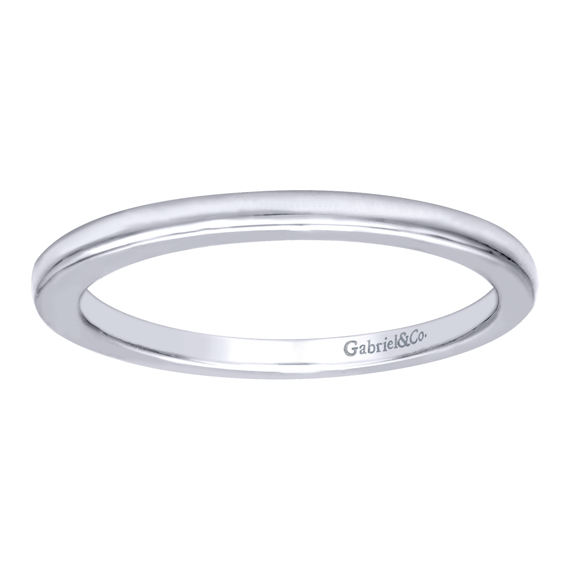 Matching Wedding Band in 14K White Gold, photograph 5
