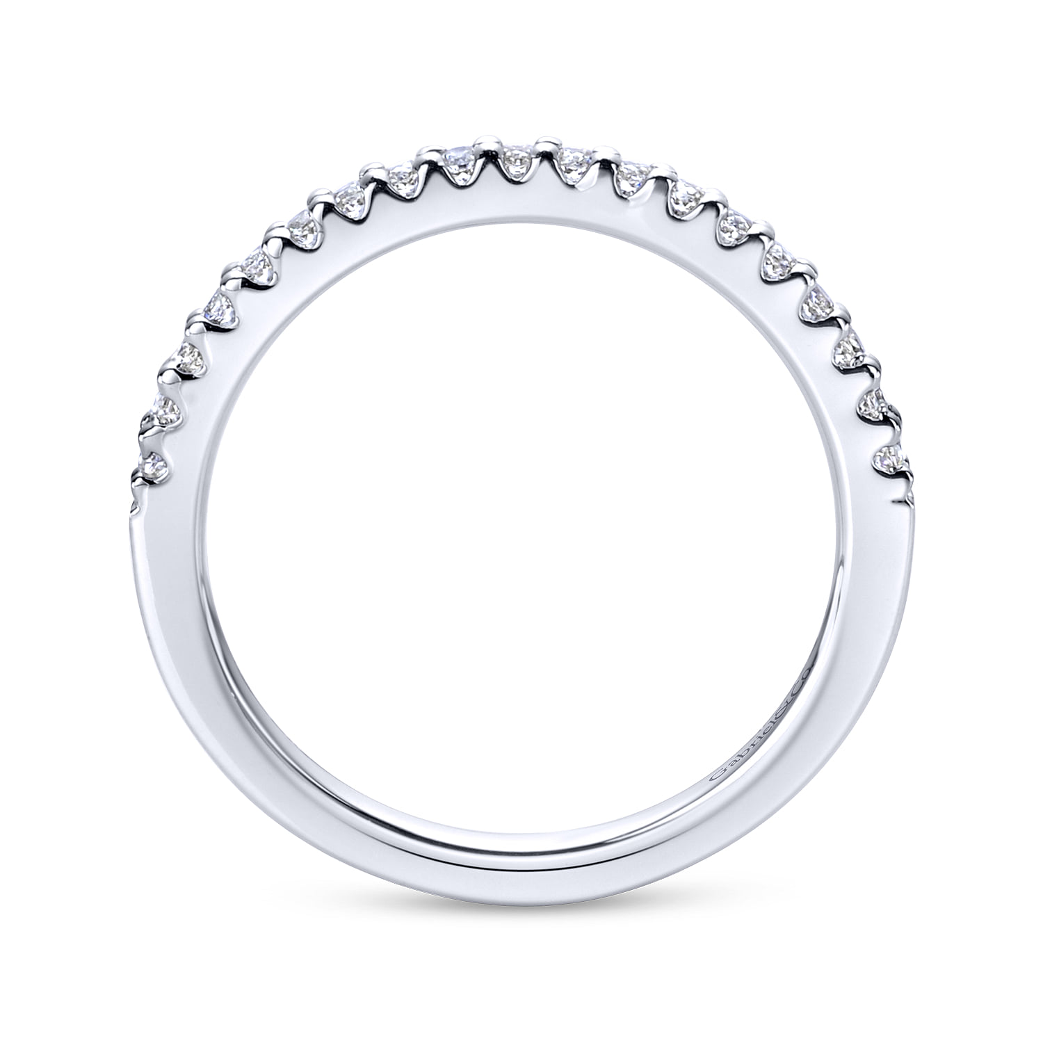 Matching Wedding Band in 14K White Gold, photograph 2
