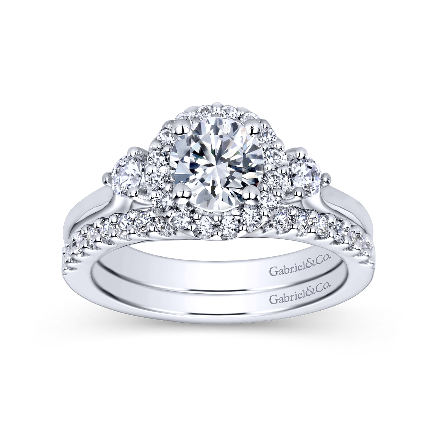 Matching Wedding Band in 14K White Gold, photograph 4