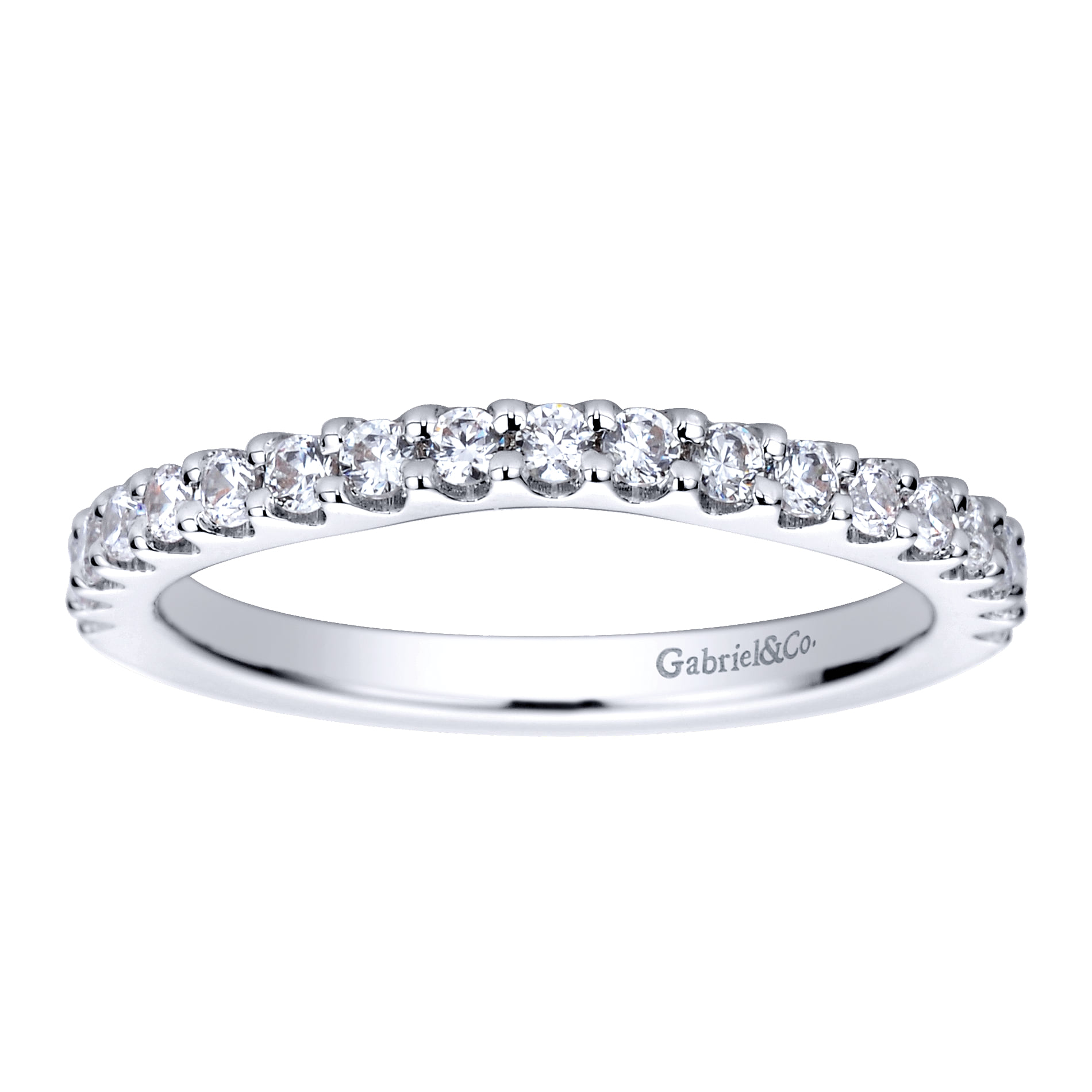 Matching Wedding Band in 14K White Gold, photograph 5
