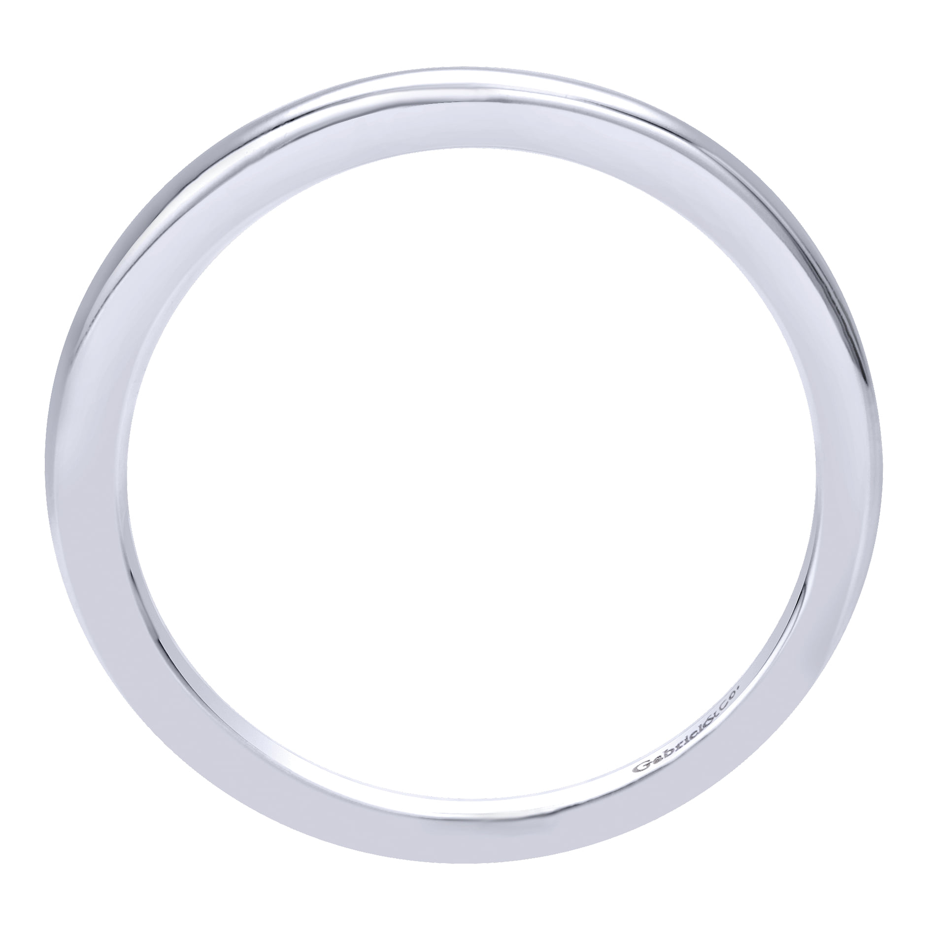 Matching Wedding Band in 14K White Gold, photograph 2