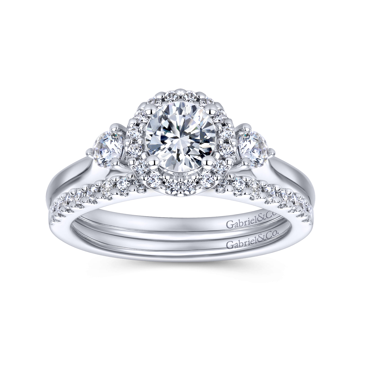 Matching Wedding Band in 14K White Gold, photograph 4