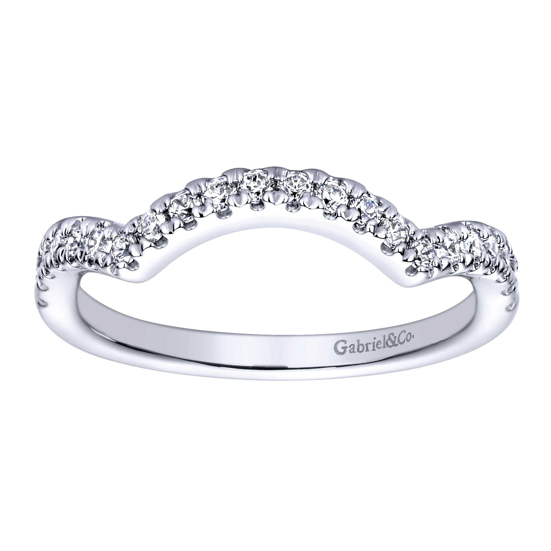 Matching Wedding Band in 14K White Gold, photograph 5