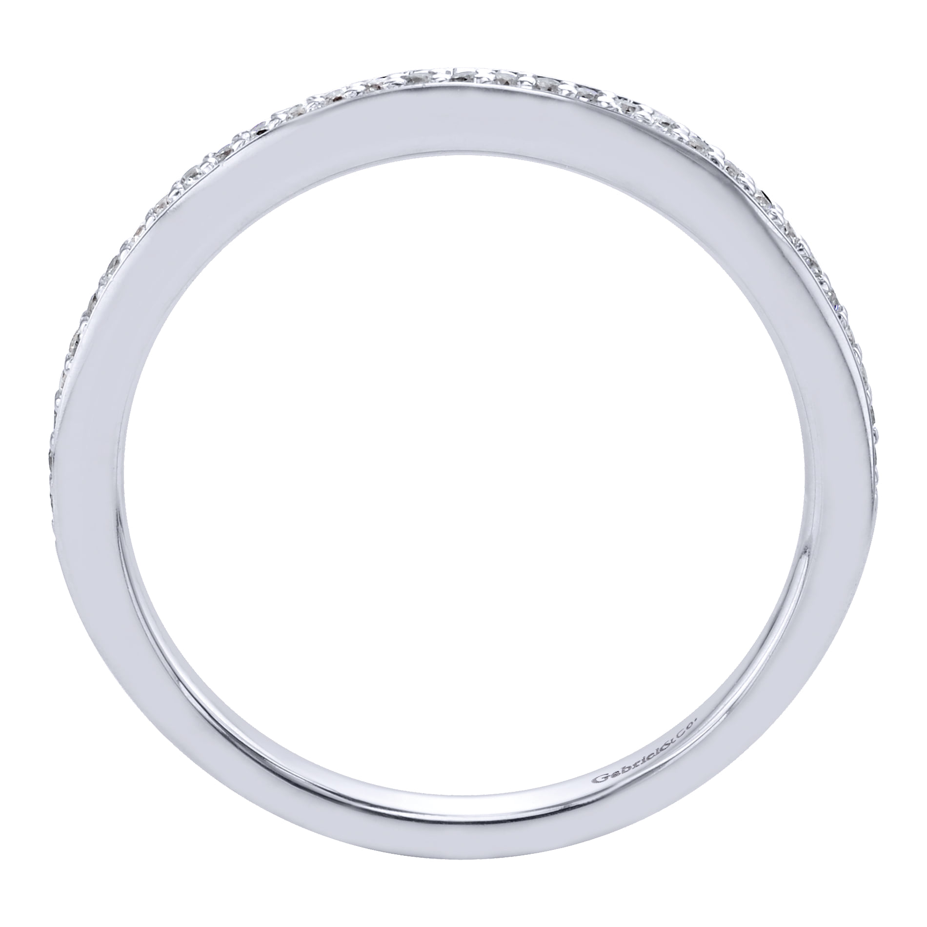 Matching Wedding Band in 14K White Gold, photograph 2