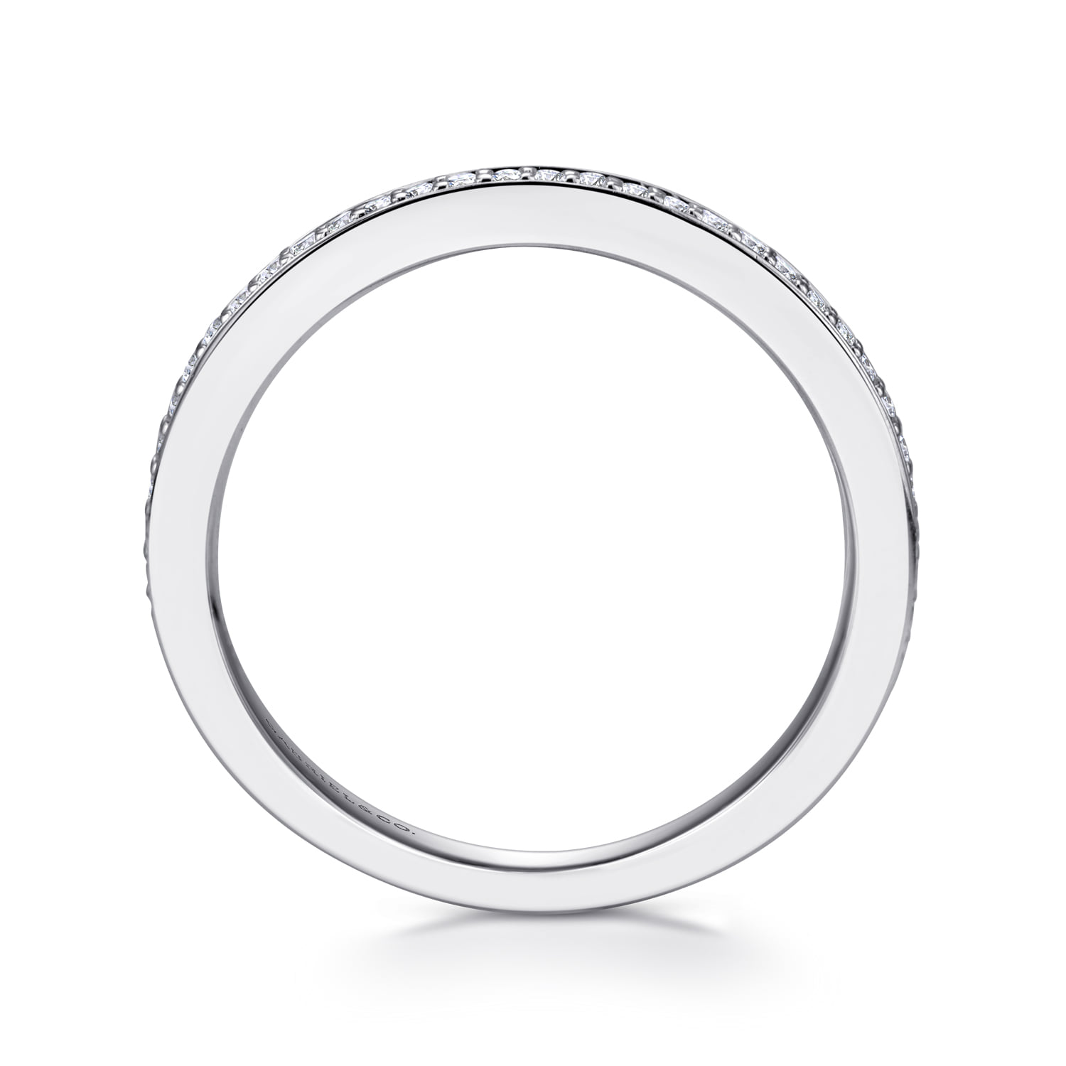 Matching Wedding Band in 14K White Gold, photograph 2
