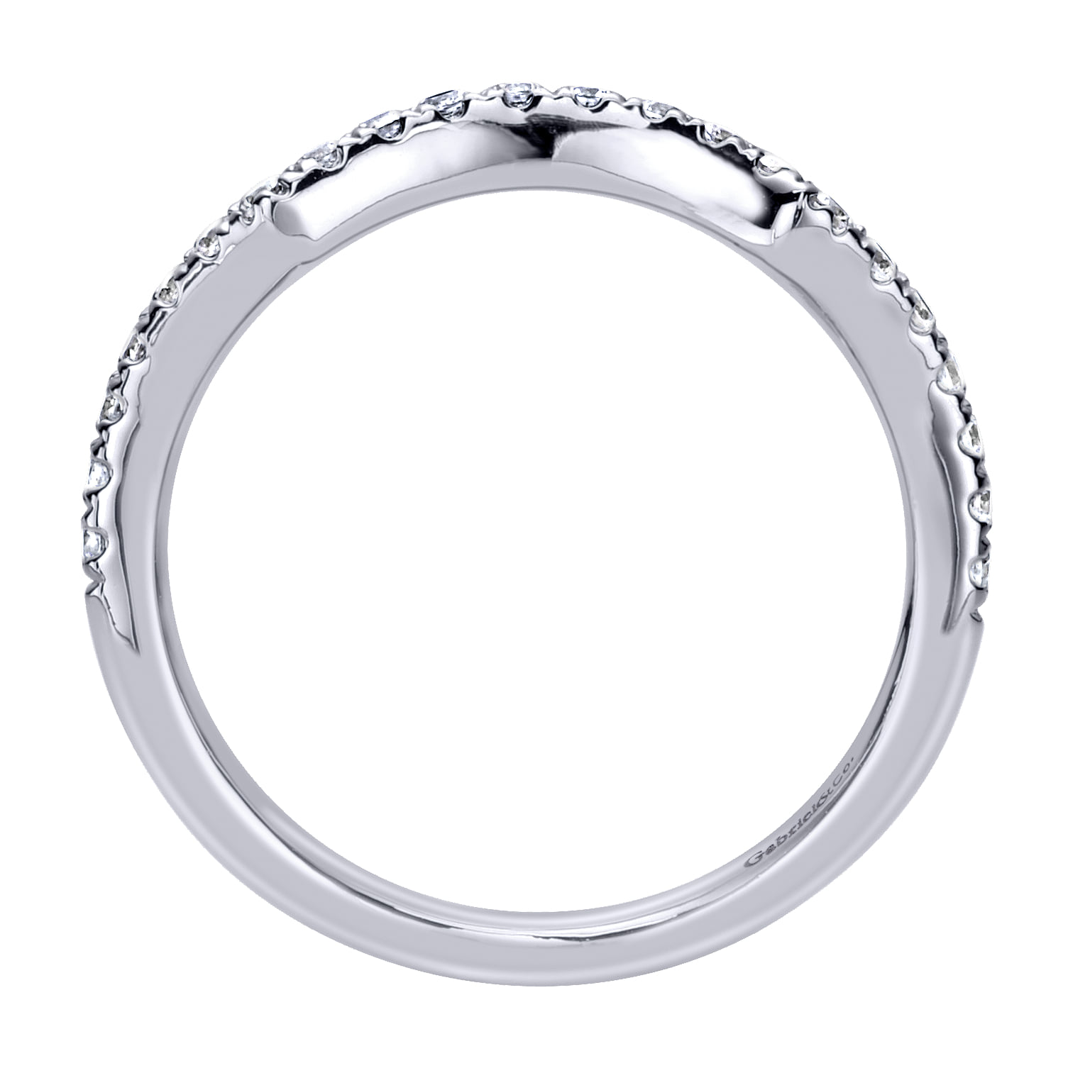 Matching Wedding Band in 14K White Gold, photograph 2