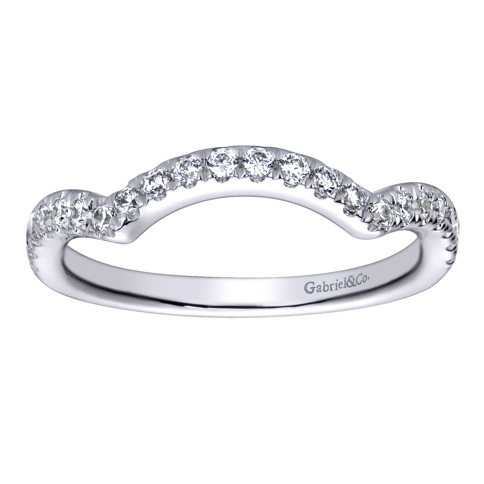 Matching Wedding Band in 14K White Gold, photograph 5
