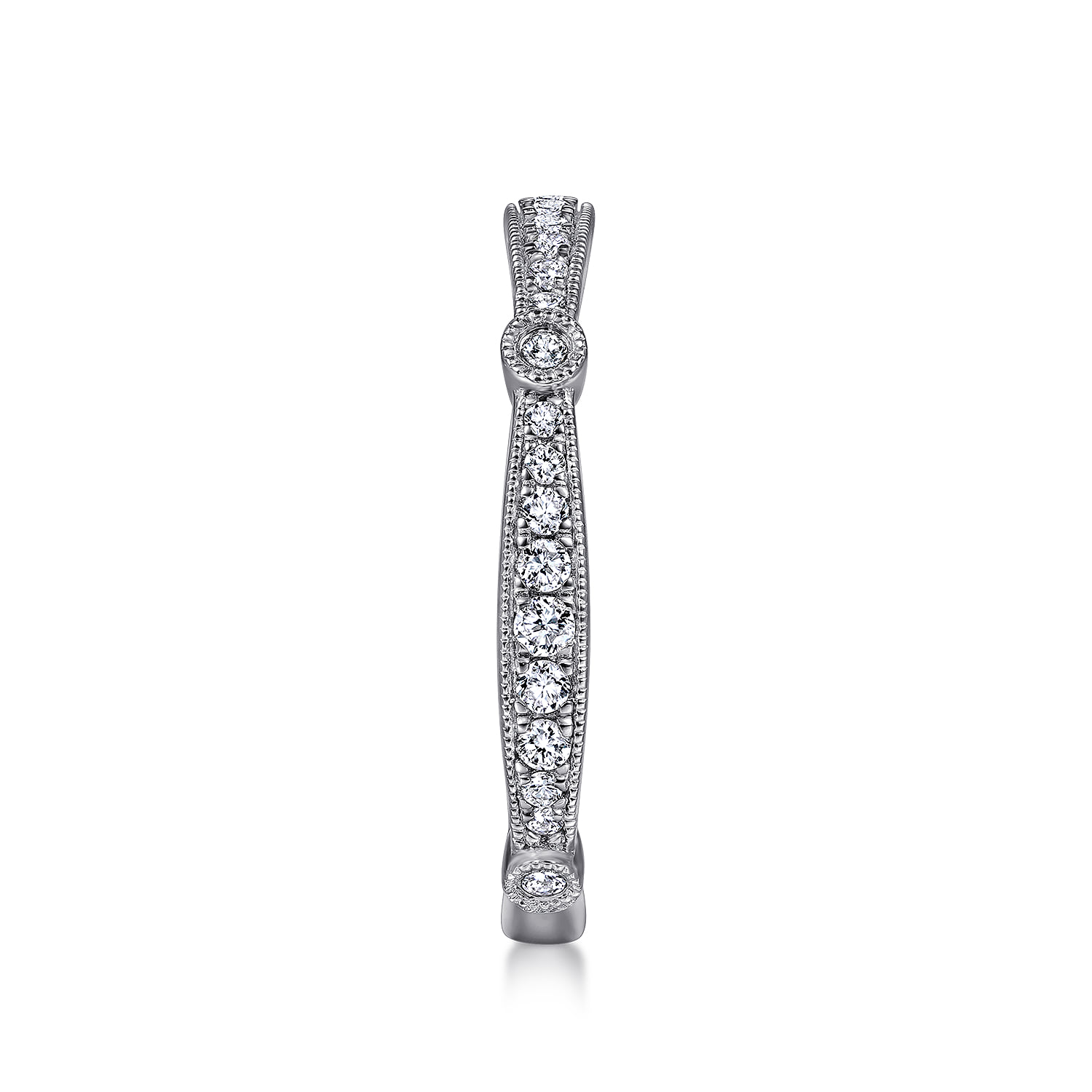 Matching Wedding Band in 14K White Gold, photograph 5
