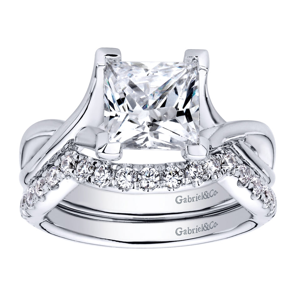 Matching Wedding Band in 14K White Gold, photograph 4