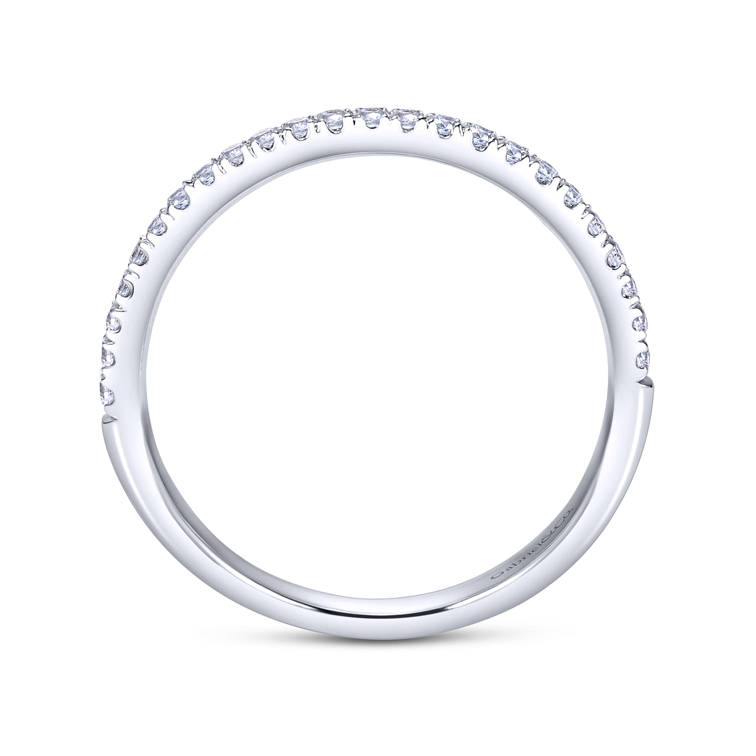 Matching Wedding Band in 14K White Gold, photograph 2
