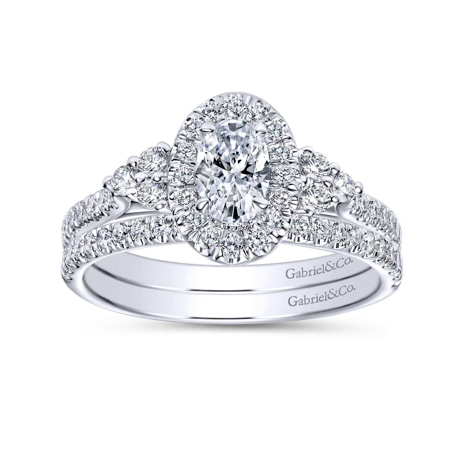 Matching Wedding Band in 14K White Gold, photograph 4