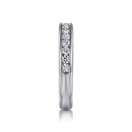  Platinum Channel Set Diamond Anniversary Band