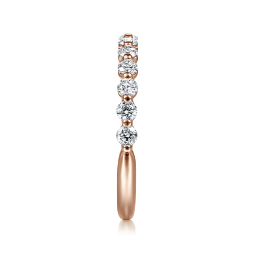 14K Pink Gold Diamond Ladies Ring 14K Pink Gold Diamond Ladies Ring
