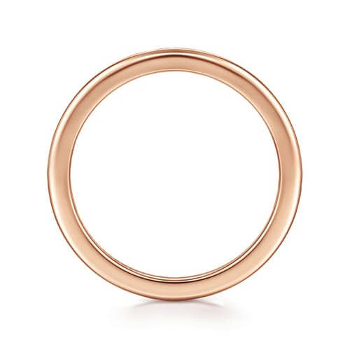 14K Rose Gold 1.3mm Mini Spacer Band