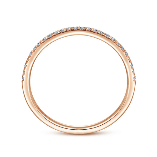 14K Rose Gold Anniversary Band