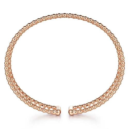 14K Rose Gold Bujukan Cuff Bracelet