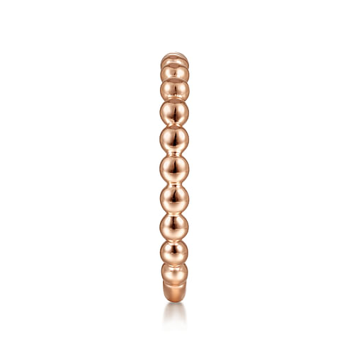 14K Rose Gold Bujukan Stackable Ring