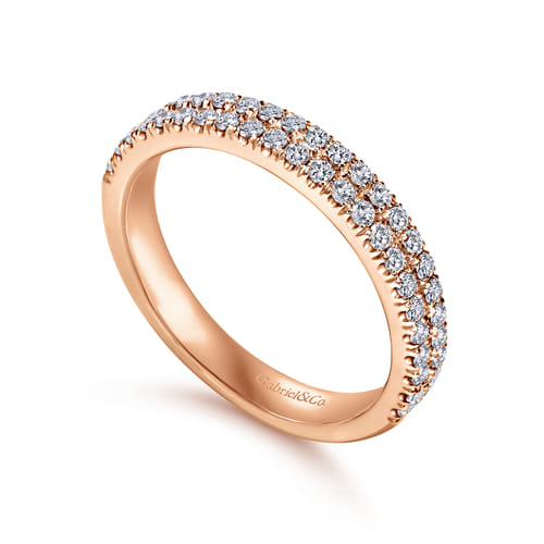 14K Rose Gold Diamond Anniversary Band 14K Rose Gold Diamond Anniversary Band