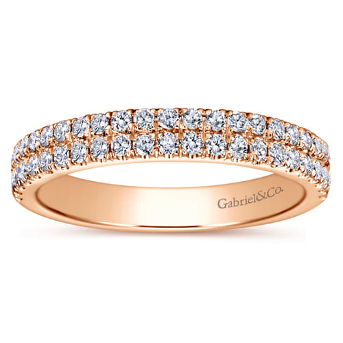 14K Rose Gold Diamond Anniversary Band 14K Rose Gold Diamond Anniversary Band