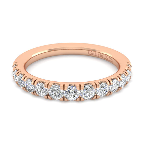 Gabriel - 14K Rose Gold Diamond Matching Wedding Band