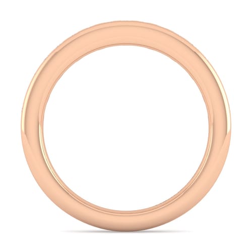 14K Rose Gold Diamond Matching Wedding Band