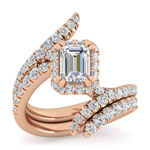 14K Rose Gold Diamond Matching Wedding Band 14K Rose Gold Diamond Matching Wedding Band