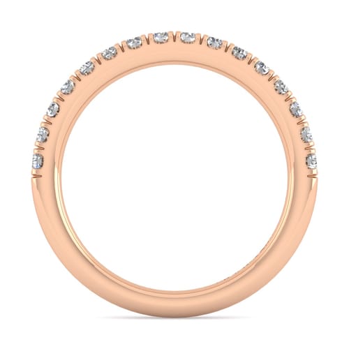 14K Rose Gold Diamond Matching Wedding Band 14K Rose Gold Diamond Matching Wedding Band