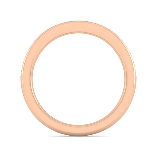 14K Rose Gold Diamond Matching Wedding Band