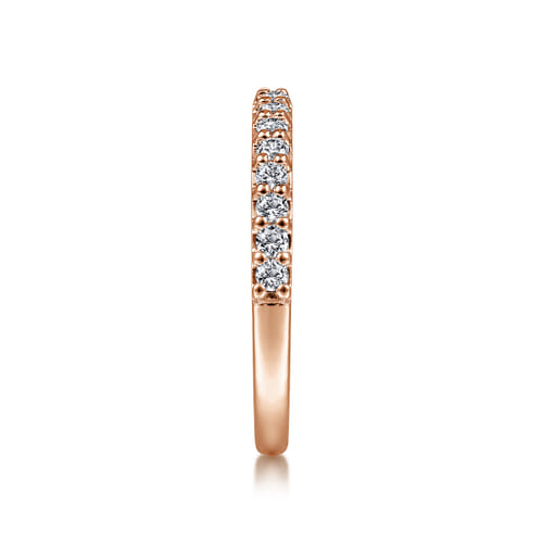 14K Rose Gold Diamond Matching Wedding Band 14K Rose Gold Diamond Matching Wedding Band