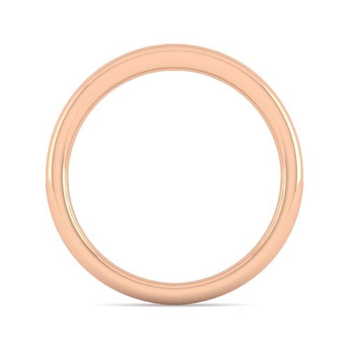 14K Rose Gold Diamond Matching Wedding Band