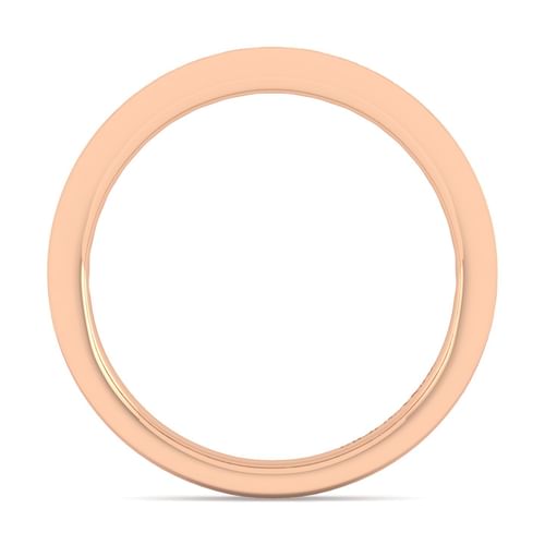 14K Rose Gold Diamond Matching Wedding Band