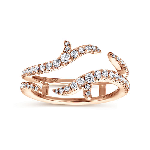 14K Rose Gold Diamond Ring Enhancer