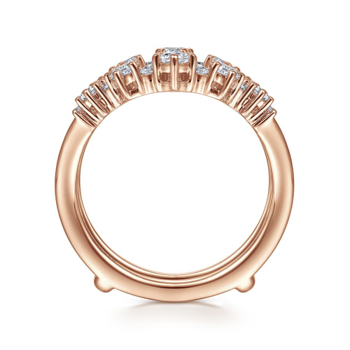 14K Rose Gold Diamond Ring Enhancer