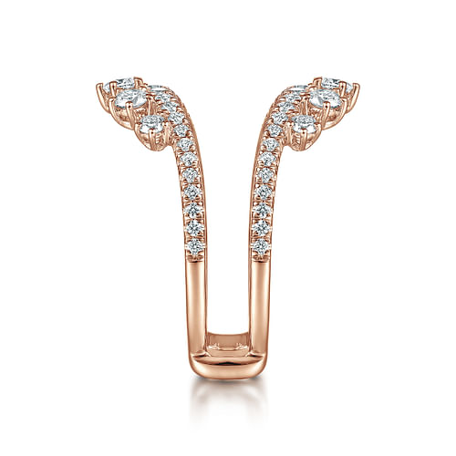 14K Rose Gold Diamond Ring Enhancer