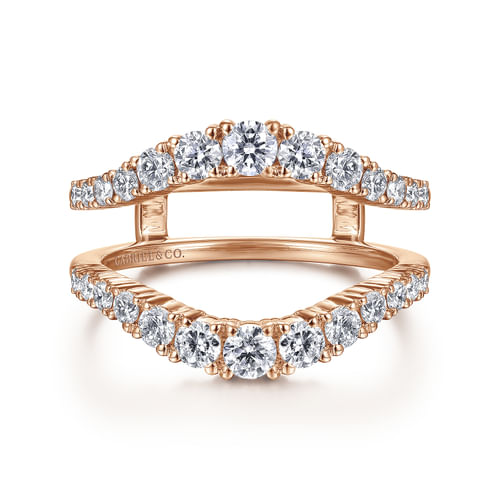 14K Rose Gold Diamond Ring Enhancer