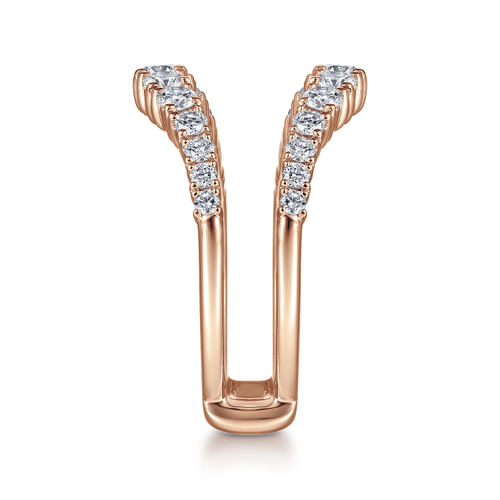 14K Rose Gold Diamond Ring Enhancer