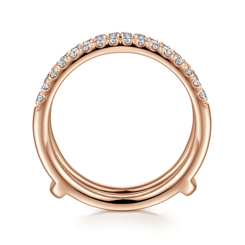 14K Rose Gold Diamond Ring Enhancer