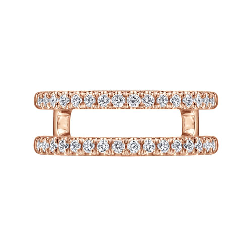 14K Rose Gold Diamond Ring Enhancer