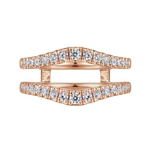 14K Rose Gold Diamond Ring Enhancer