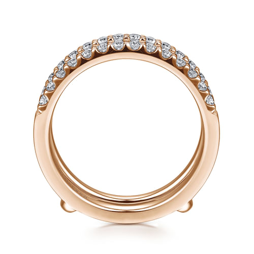 14K Rose Gold Diamond Ring Enhancer
