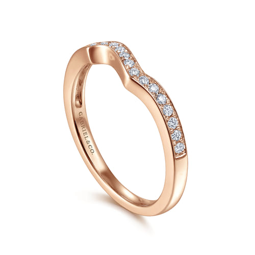 14K Rose Gold Matching  Wedding Band