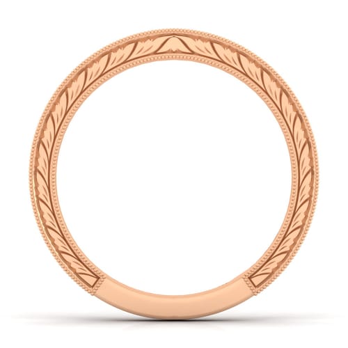 14K Rose Gold Matching Diamond Wedding Band 14K Rose Gold Matching Diamond Wedding Band