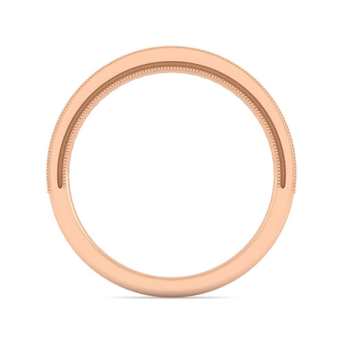 14K Rose Gold Matching Diamond Wedding Band