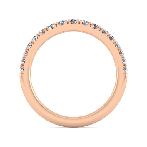14K Rose Gold Matching Diamond Wedding Band 14K Rose Gold Matching Diamond Wedding Band