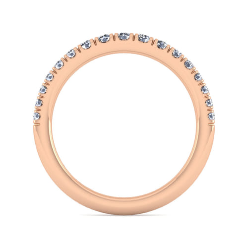 14K Rose Gold Matching Diamond Wedding Band 14K Rose Gold Matching Diamond Wedding Band