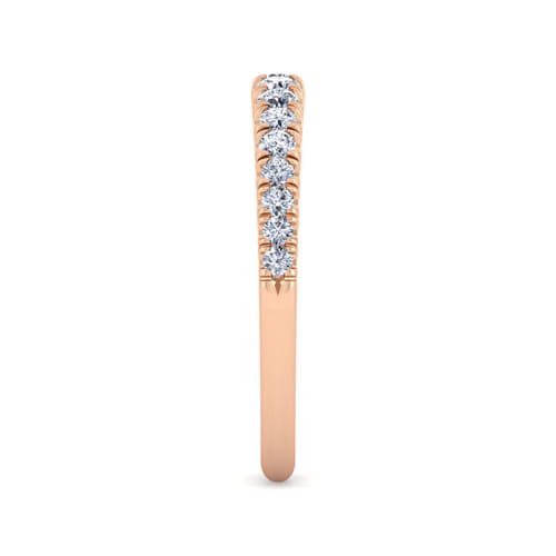 14K Rose Gold Matching Diamond Wedding Band 14K Rose Gold Matching Diamond Wedding Band